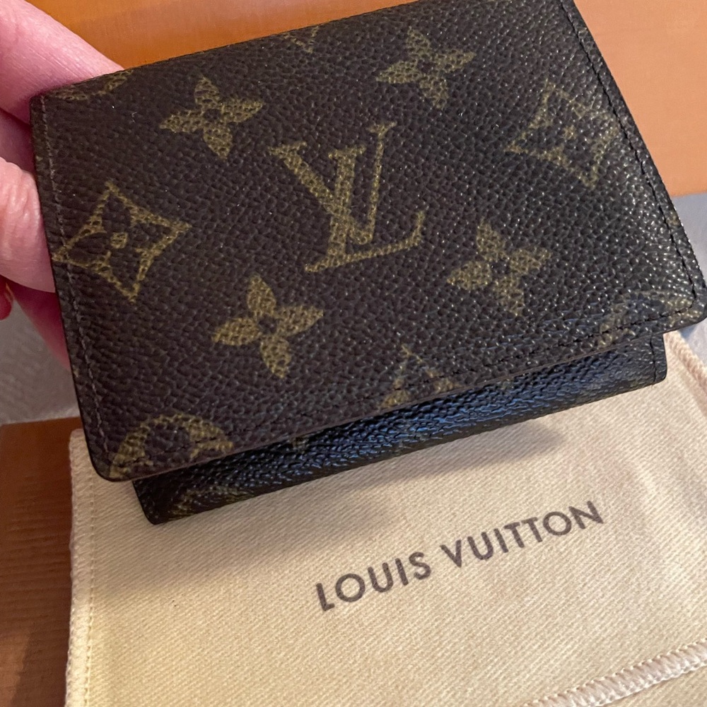 Louis Vuitton Monogram Canvas Brown & Gold Key and Card Holder